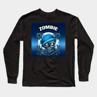 Zombie Skeleton Long Sleeve T-Shirt